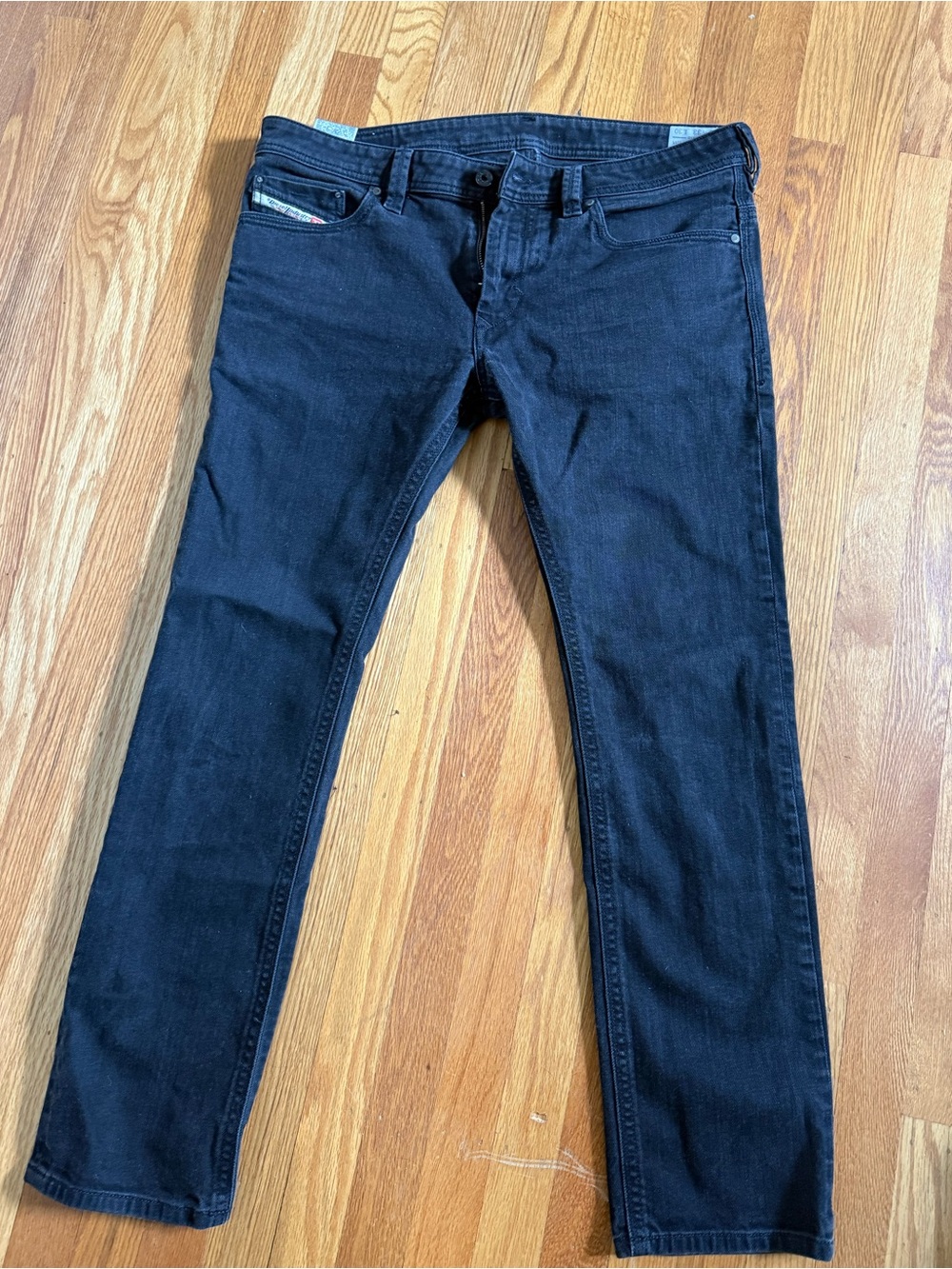 Diesel Thanaz Black Denim Jeans